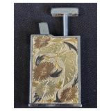VINTAGE 60S METAL FLOWER NACON MADE IN JAPAN
