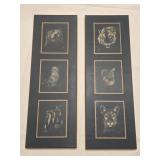 2 Animal Wall Panels 7"x 20ï¿½"