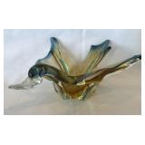 Vintage Murano Style Glass Water Bird 12.25ï¿½