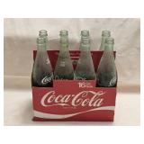Vintage Paper Coca-Cola Crate & Bottles