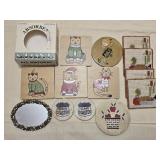 Assorted Coasters & Mirror