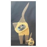 The Cat Factory Handcrafted Wood Siamese Cat