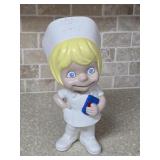 Ceramic 1970 "Nurse Patty" 12" Figure