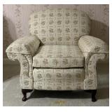 Vintage Art Deco Lounge Chair with Classic Rolled