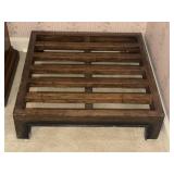 Wooden Slat Pallet Style Dog Bed With 6 Dog