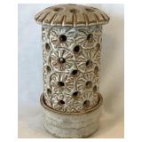 ISLA DEL SOL PUERTO RICO POTTERY HURRICANE LAMP