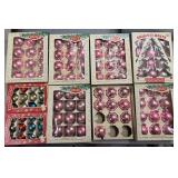 9 Packs Vintage Shiny Brite Glass Christmas
