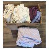 Several Assorted Twin, Full and Queen Sheets Sets