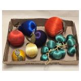 Vintage Silk Wrapped Faux Fruit