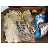 Large Box of Crafting Supplies Including Knotting