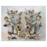 Vintage UCAGCO Porcelain Figurines Children with