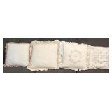 Vintage Needlepoint Throw Pillows As Pictured