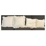 Vintage Needlepoint Throw Pillows As Pictured
