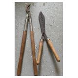 Loping Shears and Hedge Shears