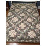 Handmade Floral Patchwork Quilt 64ï¿½ X 80ï¿½