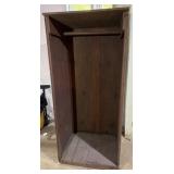 Wooden Stand Alone Closet 30ï¿½ W 26ï¿½ D 67.5ï¿½ T