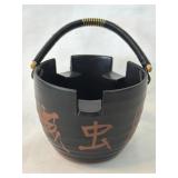 Traditional Japanese Kuro-Joka Ceramic Shochu