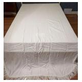 Vintage Morgan Jones White Cotton Chenille