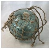 Vintage 5ï¿½ Japanese Netted Glass Float Ball Buoy