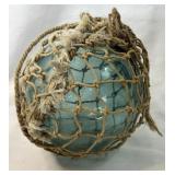 Vintage 5ï¿½ Japanese Netted Glass Float Ball Buoy