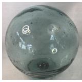 Vintage 3.5ï¿½ Japanese Glass Float Ball Buoy Aqua