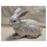 Large Ceramic Rabbit 12"L 10"H