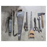 Grease Gun, Hand Saws, Pipe, Tin Snips, Pipe