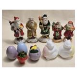 Vintage Ceramic Holiday Figures 2" to 5ï¿½"
