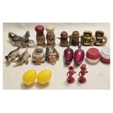 Vintage Salt & Pepper Shakers & Toothpick Holders