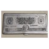 Metal Bank of England Wallet Bill Holder