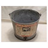 Vintage Galvanized Calf Feeder