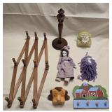 Accordion Wall Rack, Doll, Tea Infuser & more