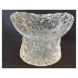 Vintage Fenton Daisy & Button Top Hat Clear Glass