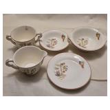 Edwin M. Knowles 7pc. China Set in Iia Juana