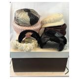 Vintage Ladies Hats In Hat Box Ranleigh,