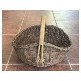 Traditional Hand Woven Gathering Basket 18ï¿½