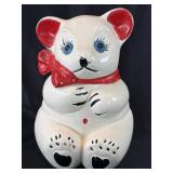 Vintage American Bisque Polar Bear Cookie Jar