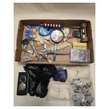 Misc Lot- Scissors, Magnifying Glasses, Thumb