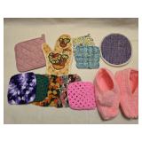 Knitted Potholders & Booties