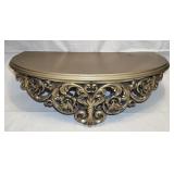 Hollywood Regency-Style Gold Gilt Ornate Wall