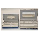 2- Hard Shell Travel Jewelry Cases