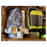 Assorted Lot As Pictured Including Water Bottles,