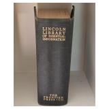 Lincoln Library of Essential Information Book