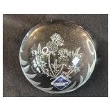 Edinburgh Crystal Round Scottish Thistle 1.75ï¿½