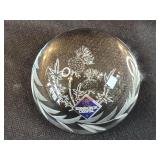 Edinburgh Crystal Round Scottish Thistle 1.75ï¿½
