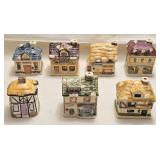 Ceramic Christmas Village Houses