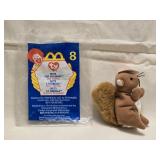 1999 TY Teenie Beenie Babies "Nuts The Squirrel"