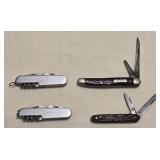 4 Pocket Knives
