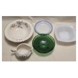 Bowls, Plate & Creamer