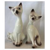 Set of 2 Vintage Ceramic 7ï¿½ & 8" Long Necked